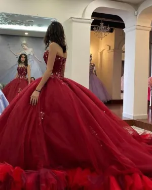 A line Quinceanera Dresses Ball Gown Sweet 16 Dress    fg5761