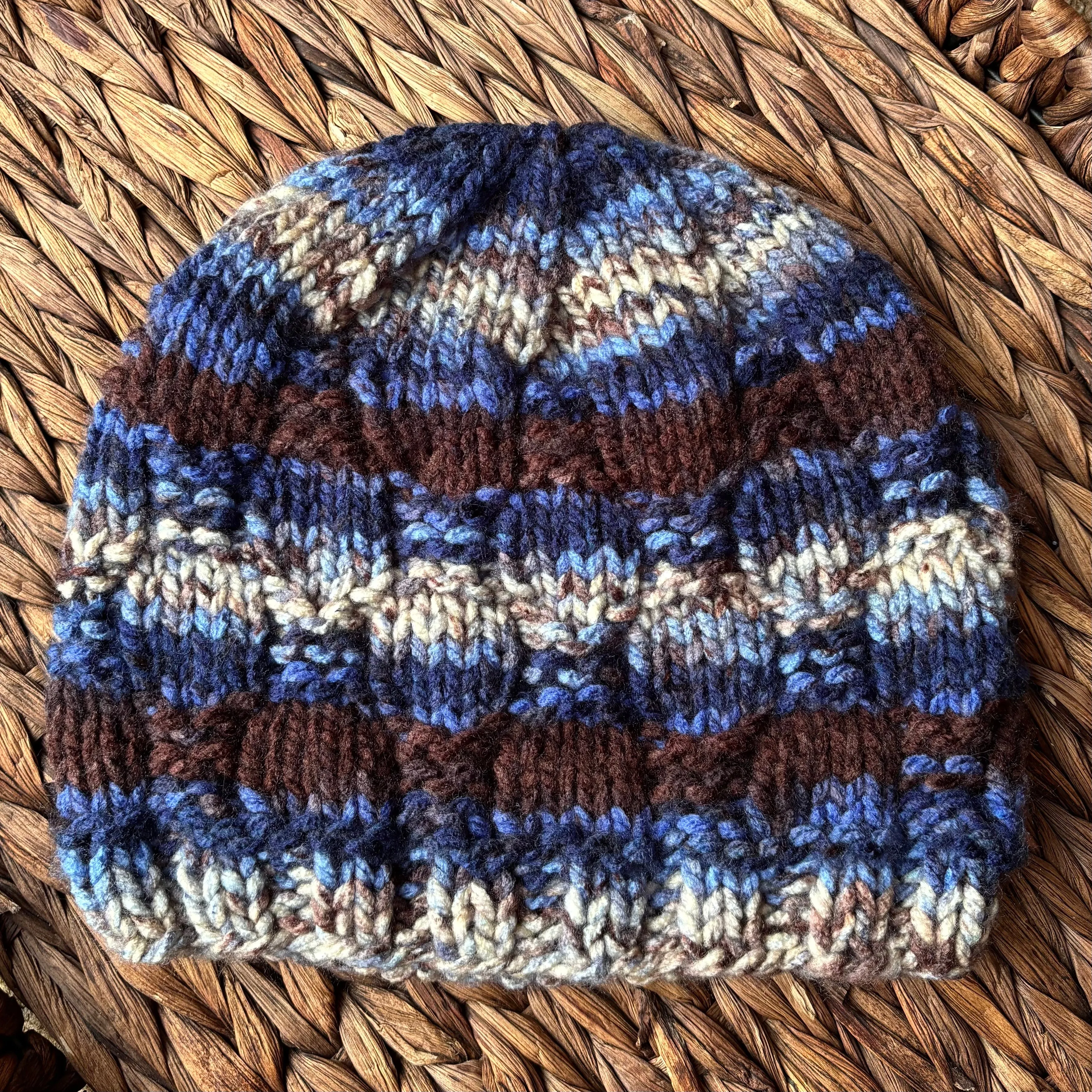 ADULT SIZES - MULTIPLE COLORS | Checkerboard Beanie | Premium Handmade Beanie | Ready To Ship