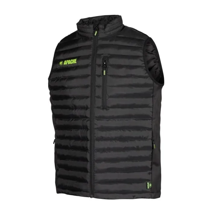 Apache Mens Picton Gilet Work Bodywarmer-BLACK