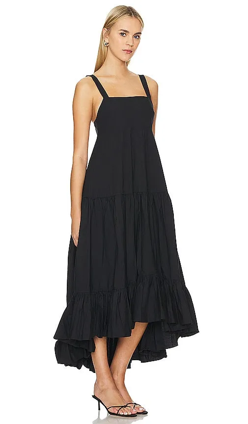 Azeeza Griffon Midi Dress in Black