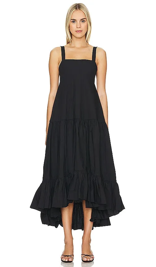Azeeza Griffon Midi Dress in Black