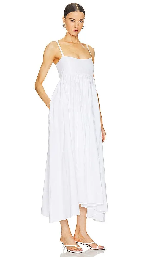 Azeeza Rachel Midi Dress in White