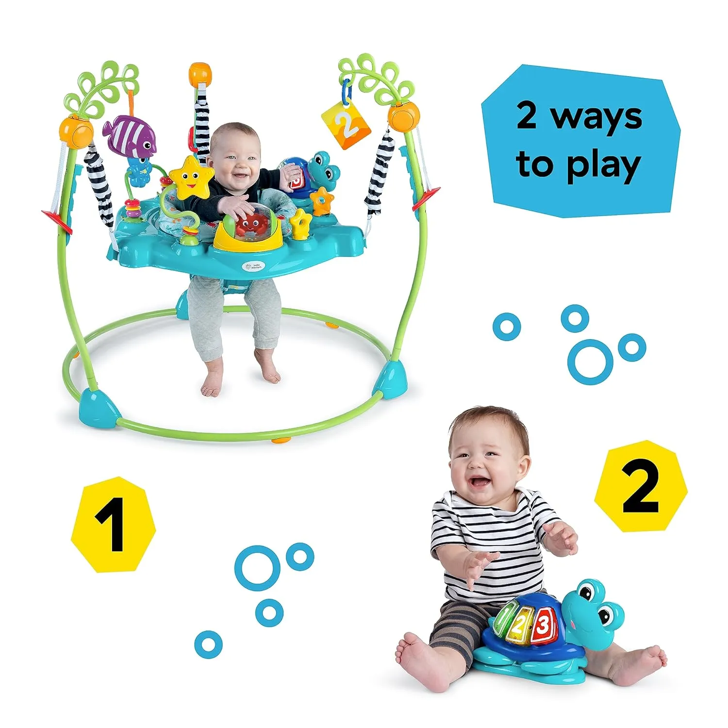 Baby Einstein 2 in 1 Activity Jumper Curiosity Cove