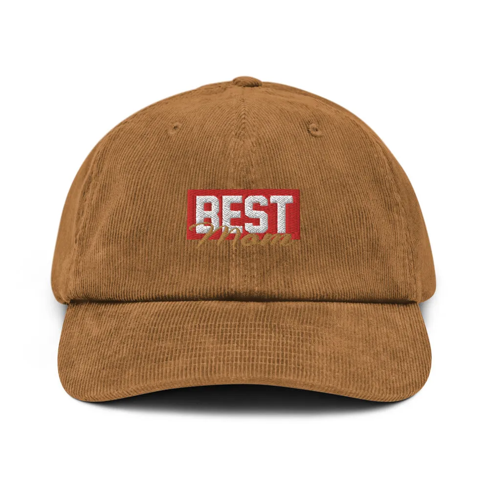 BEST MOM Signature Corduroy hat