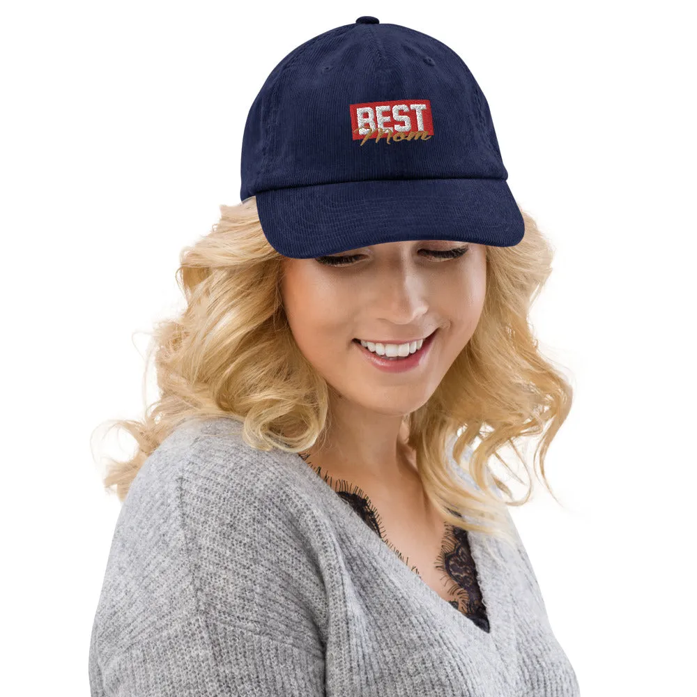 BEST MOM Signature Corduroy hat