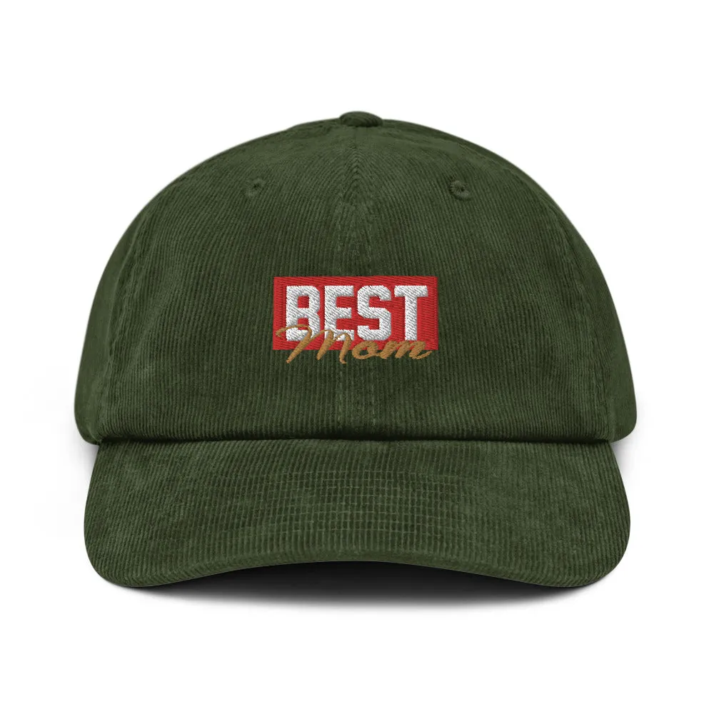 BEST MOM Signature Corduroy hat
