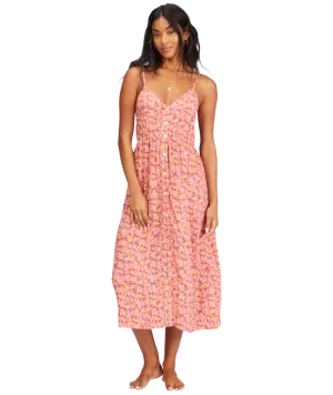 Billabong Venice Babe Dress-Vintage Coral