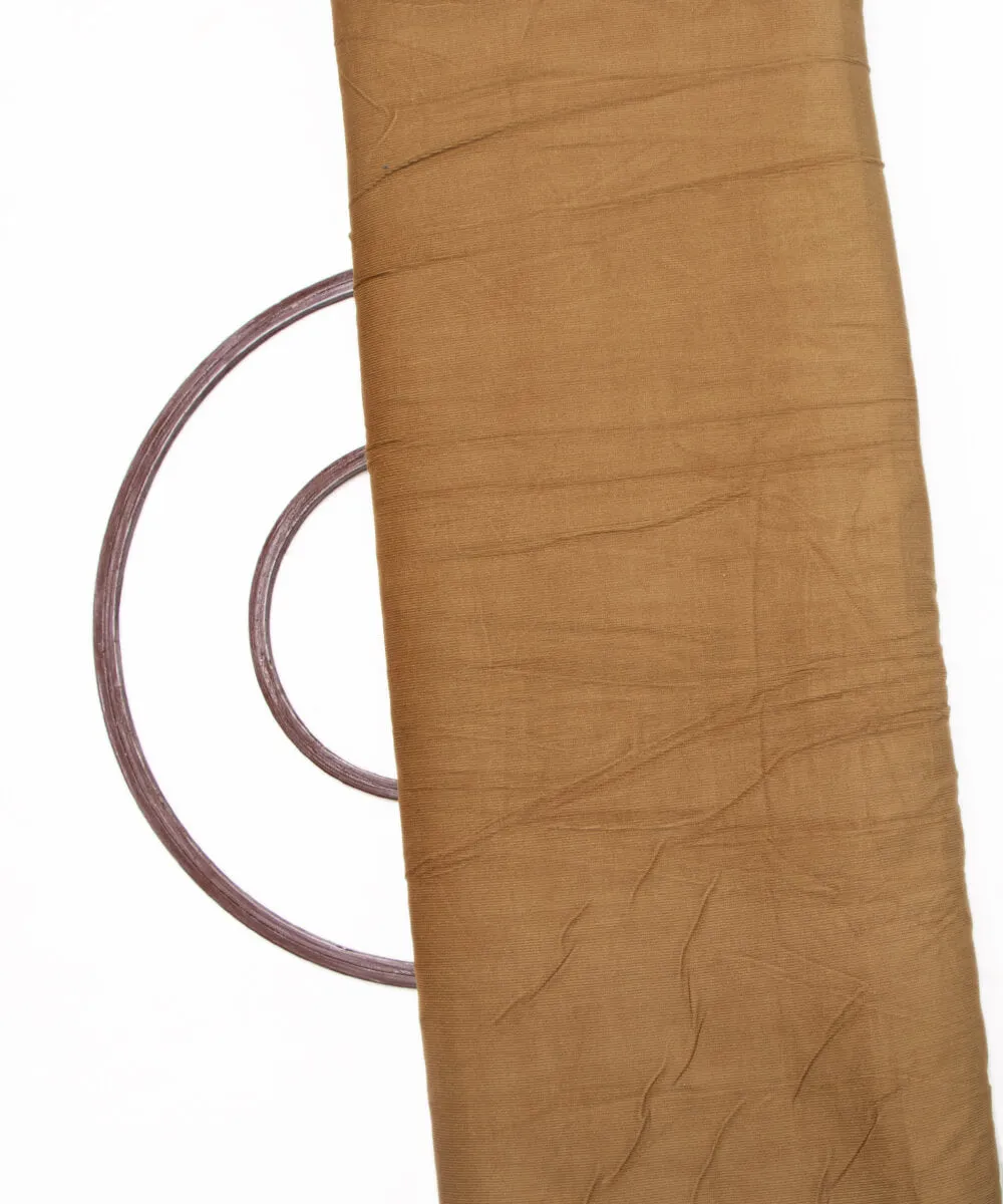 Brown Colour Plain Corduroy Fabric