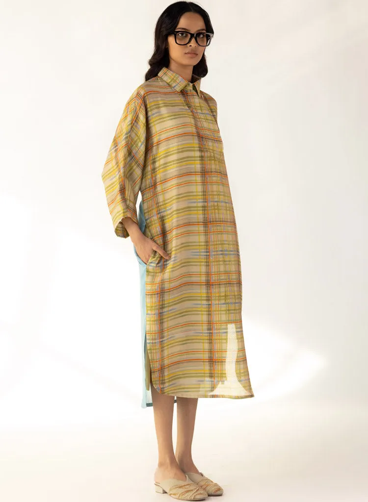 Check Orchid Dress