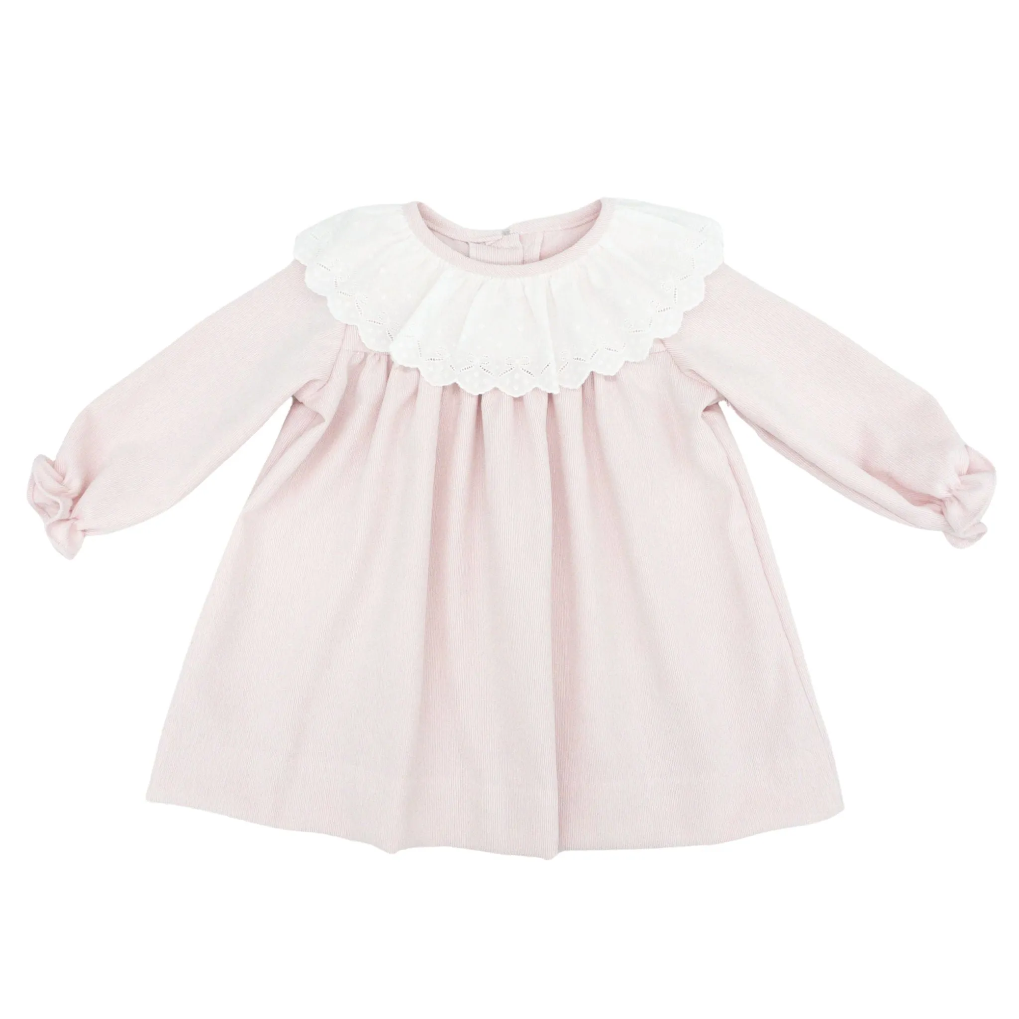 Christy Corduroy Dress with Lace