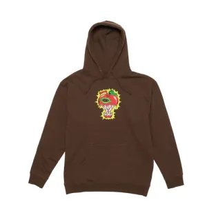 CORDUROY - CORE HOODED PULLOVER BROWN
