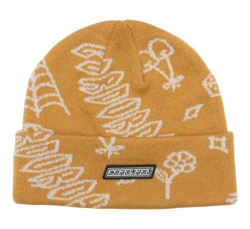 CORDUROY - DETENTION BEANIE WORK BROWN