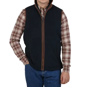 Dark Navy Fleece Aylsham Gilet