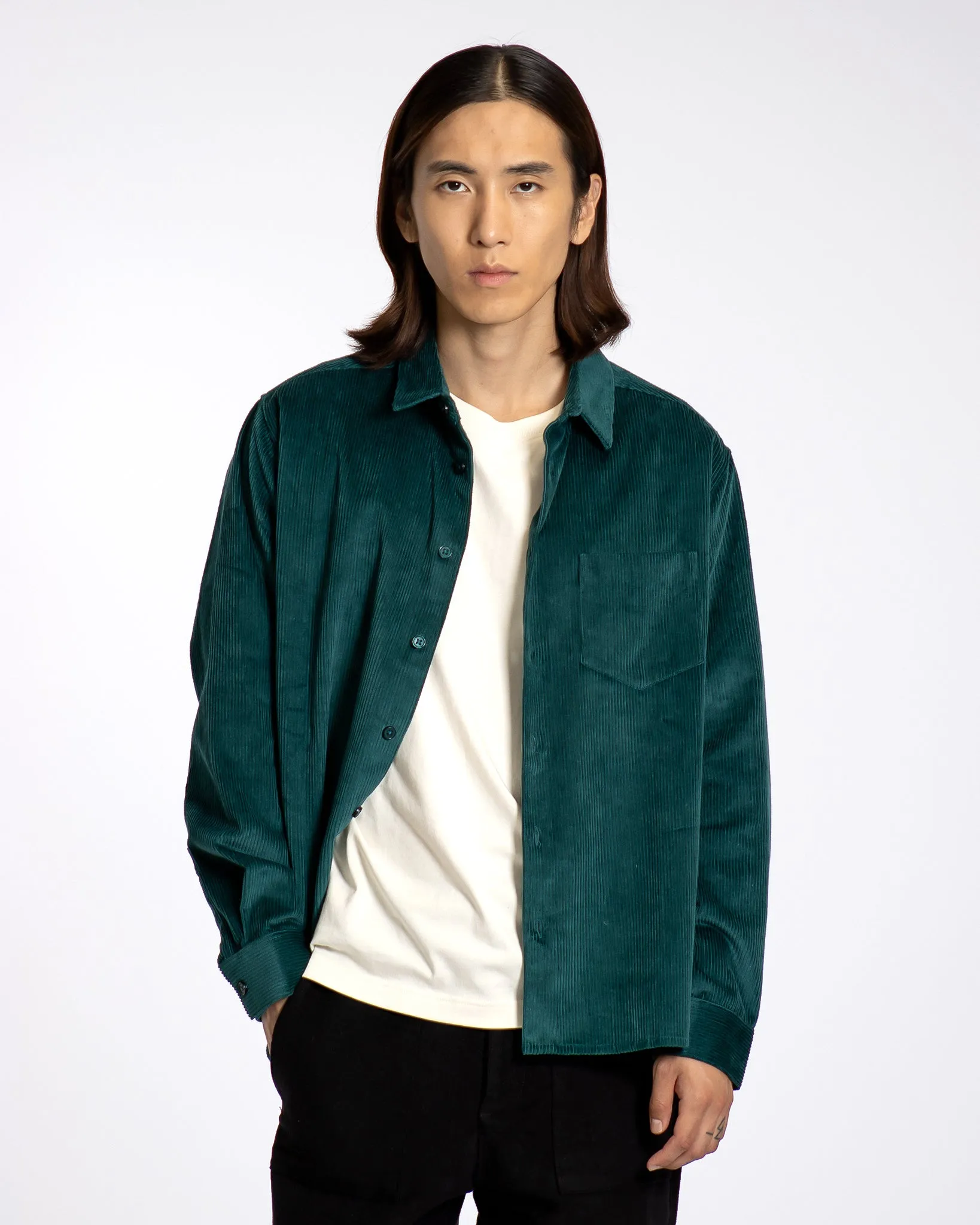 Day Shirt - Deep Teal Corduroy