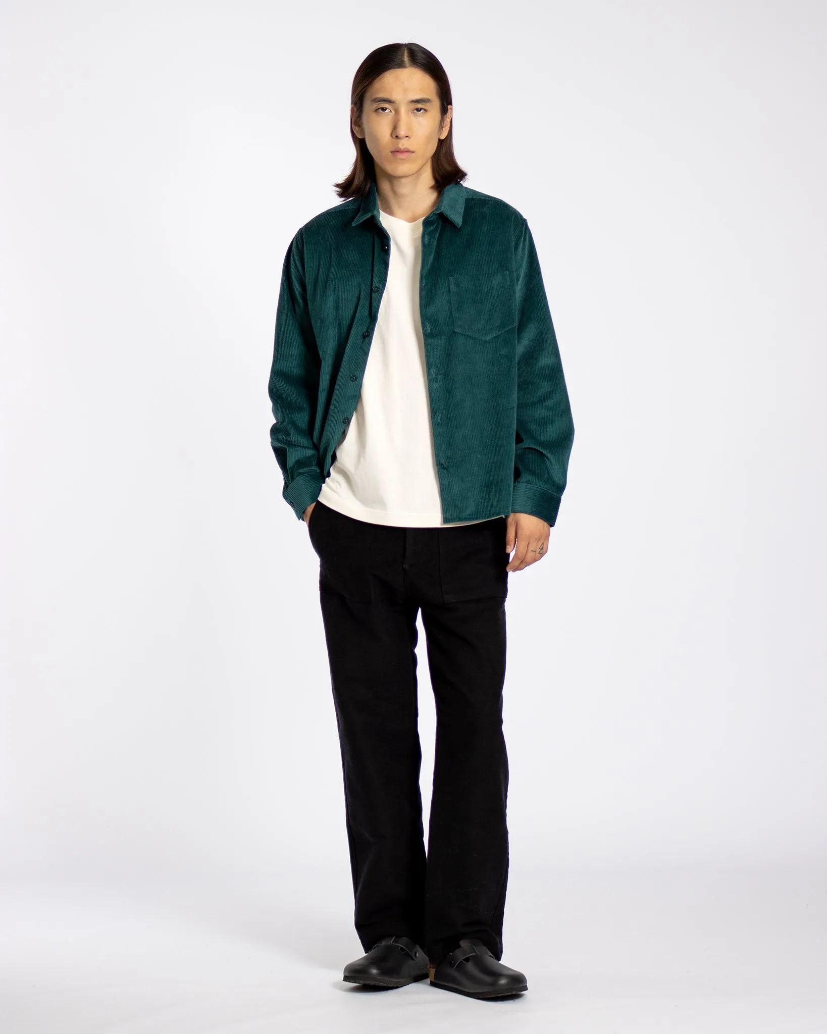 Day Shirt - Deep Teal Corduroy
