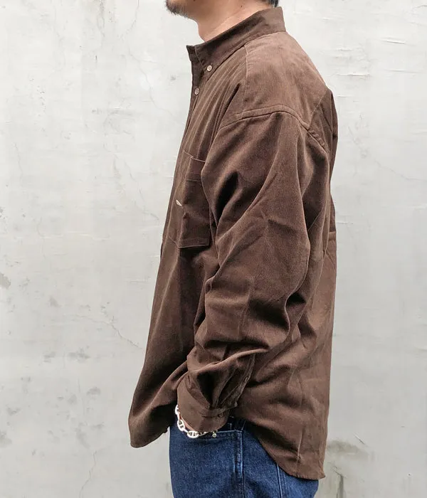 DESCENDANT/KENNEDY'S CORDUROY B.D. LS SHIRT (BROWN)