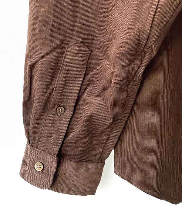 DESCENDANT/KENNEDY'S CORDUROY B.D. LS SHIRT (BROWN)