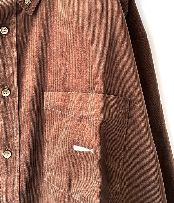 DESCENDANT/KENNEDY'S CORDUROY B.D. LS SHIRT (BROWN)
