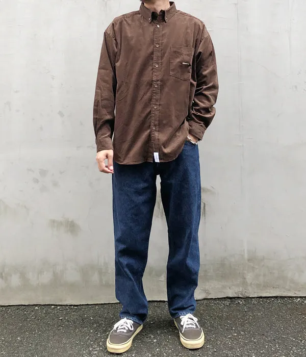 DESCENDANT/KENNEDY'S CORDUROY B.D. LS SHIRT (BROWN)