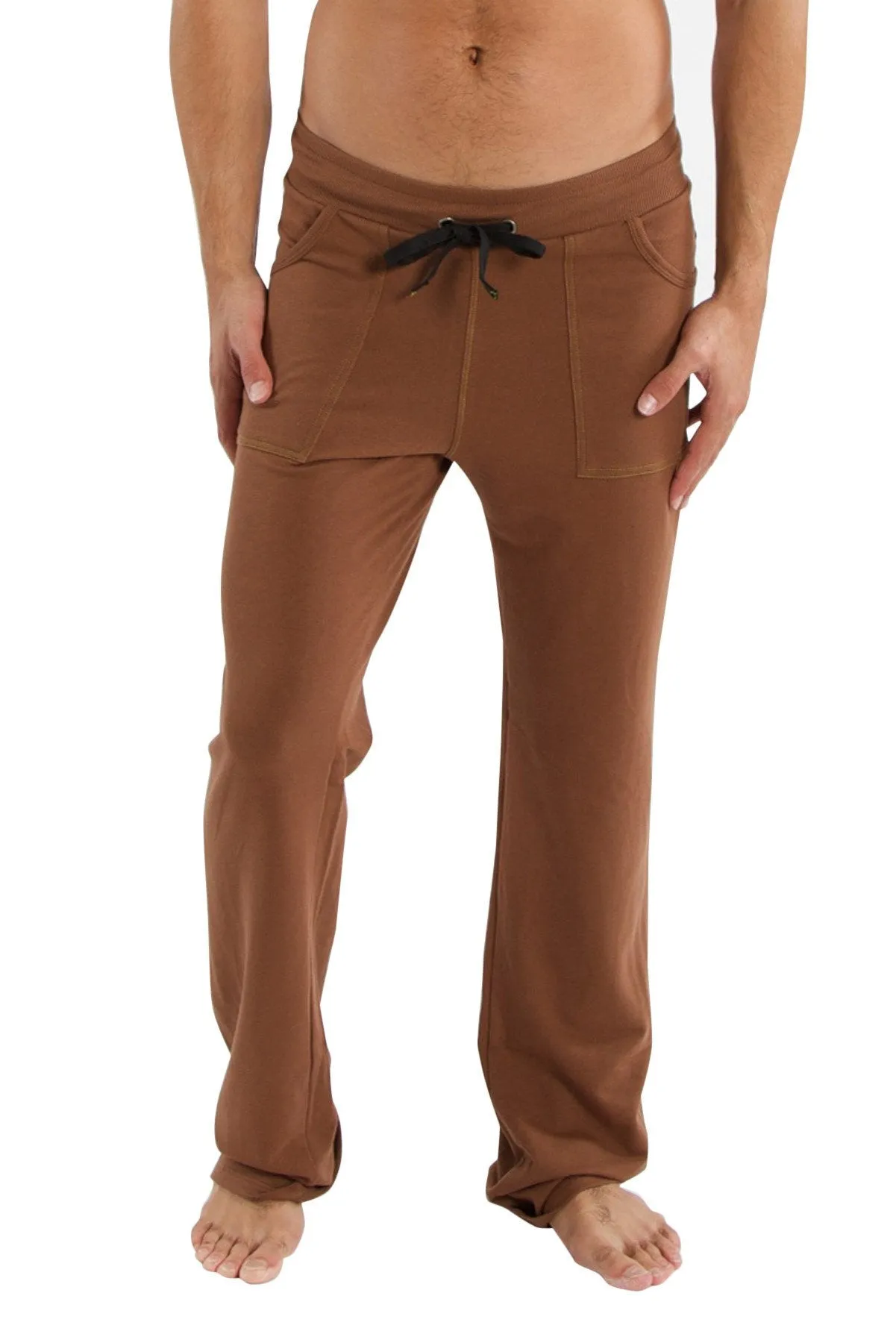 Eco-Track & Yoga Sweat Pant (Chocolate w/Black)