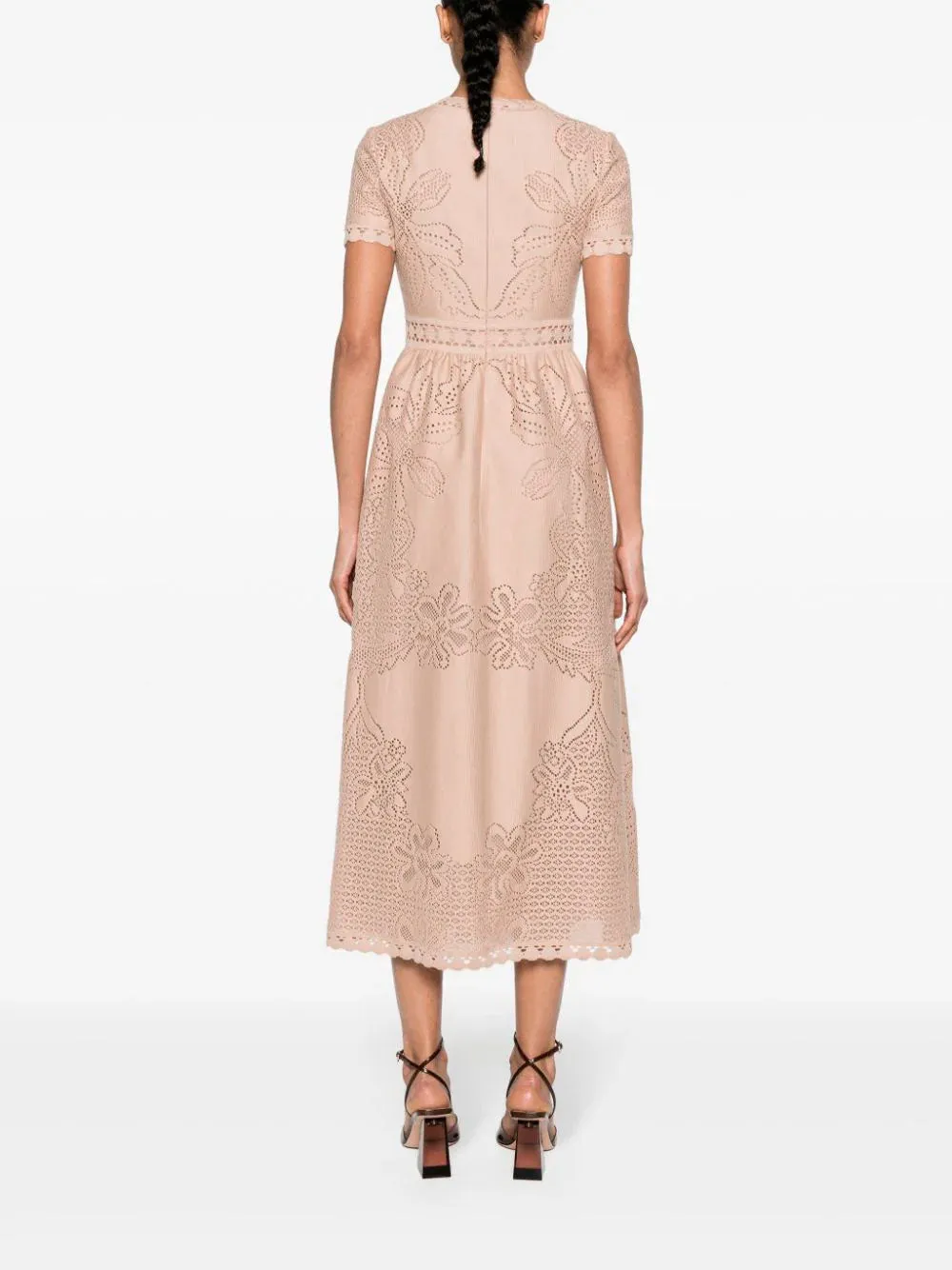 Guipure-lace dresss