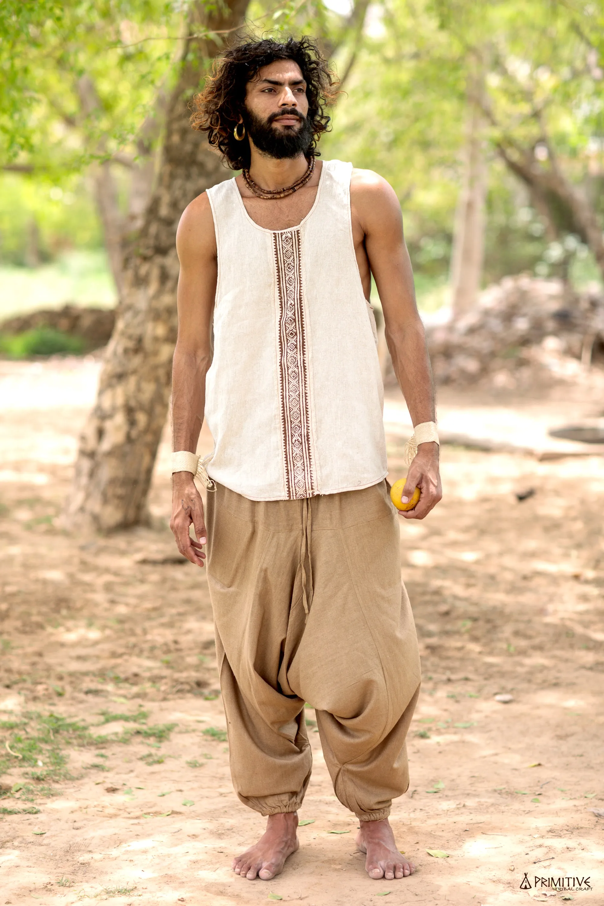 Harem Pants ⫸ Handwoven Raw Silk