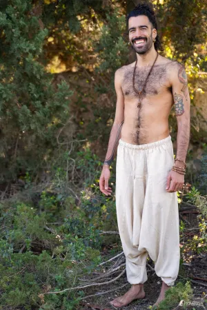 Harem Pants ⫸ Handwoven Raw Silk