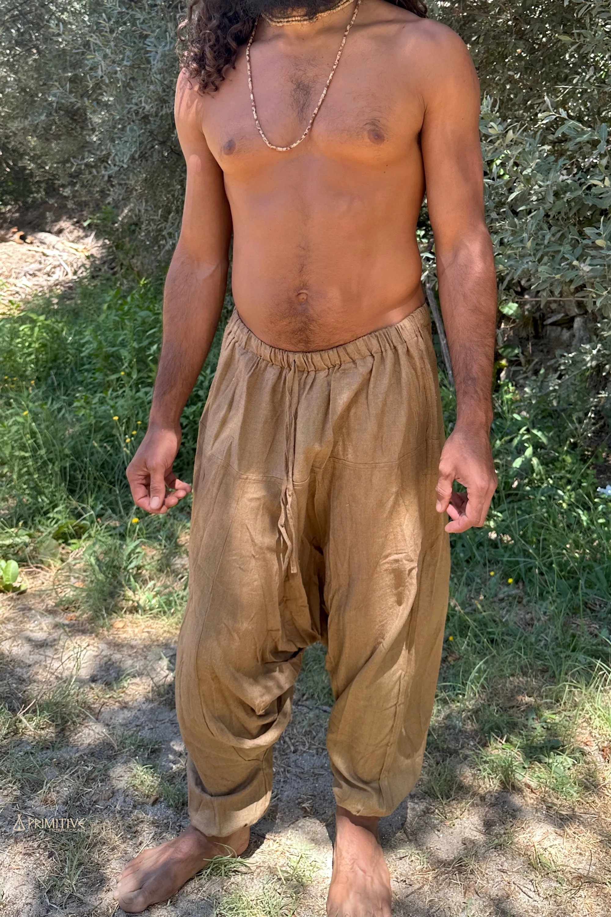 Harem Pants ⫸ Handwoven Raw Silk