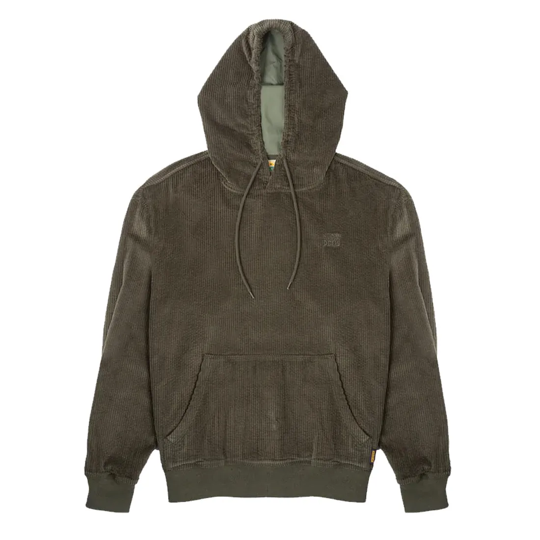 Hikerdelic Corduroy Hoodie Khaki