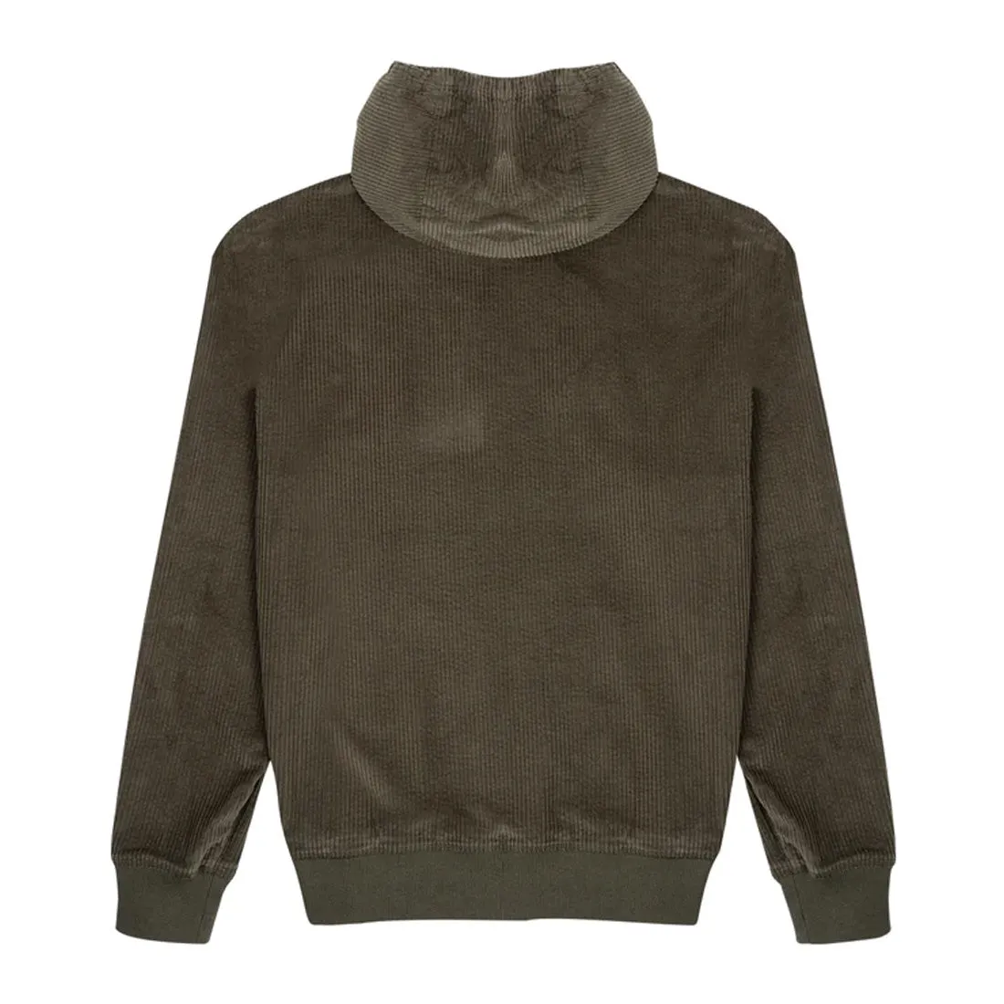 Hikerdelic Corduroy Hoodie Khaki