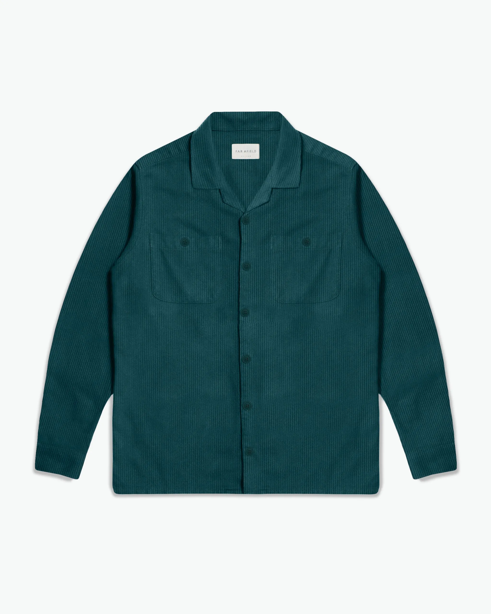 Hiro Shirt - Deep Teal Corduroy