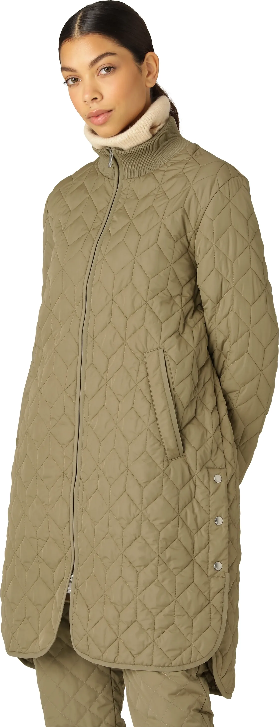 Ilse Jacobsen Women&#x27;s Padded Quilt Coat Sage | Buy Ilse Jacobsen Women&#x27;s Padded Quilt Coat Sage here | Outnorth