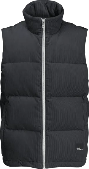 Jack Wolfskin Men&#x27;s Nature Corduroy Vest Phantom | Buy Jack Wolfskin Men&#x27;s Nature Corduroy Vest Phantom here | Outnorth