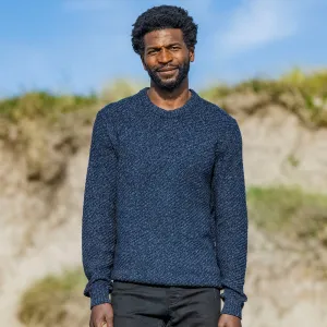Jeremy Mens Knitted Jumper - Dark Indigo