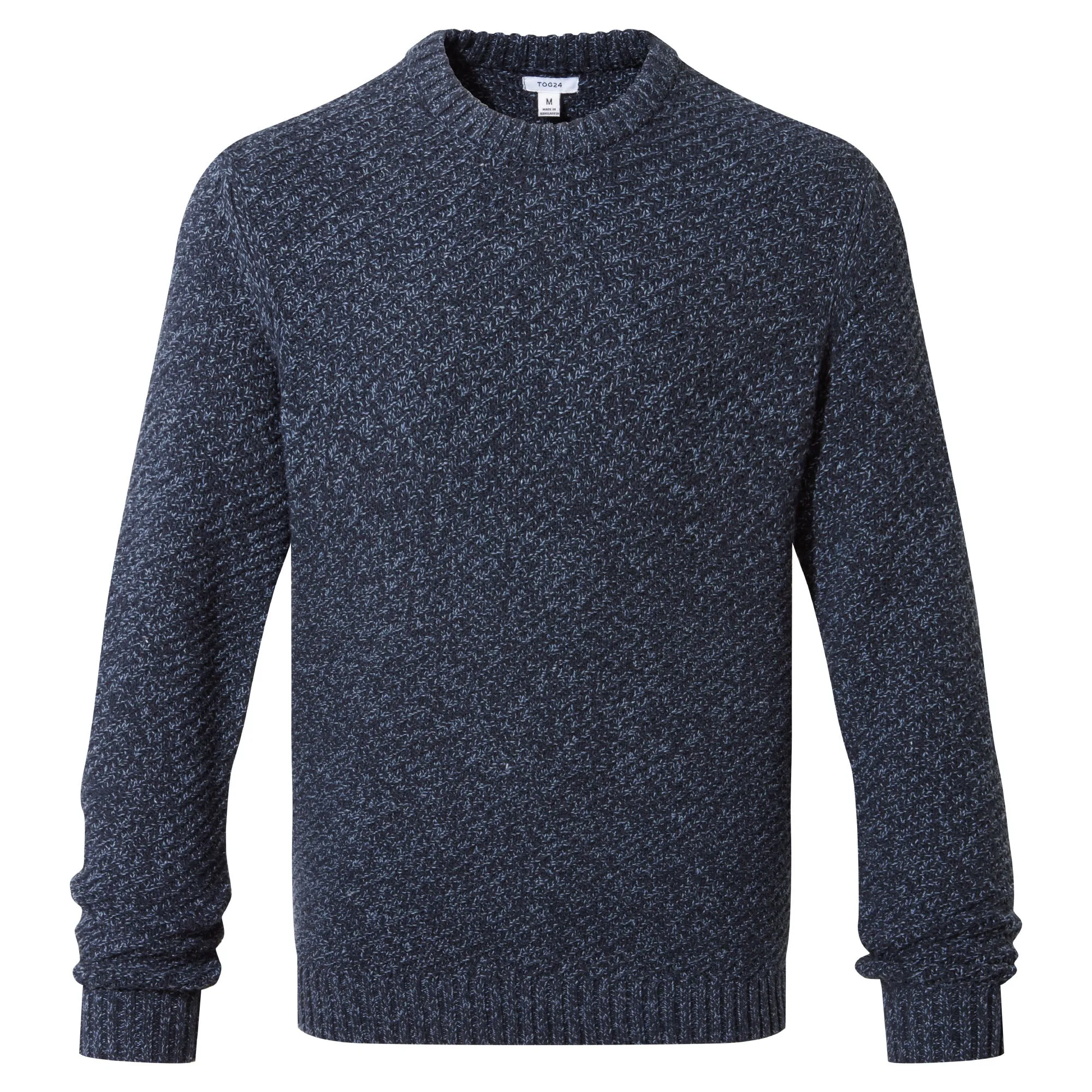 Jeremy Mens Knitted Jumper - Dark Indigo