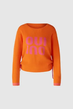 Jumper in Dark Orange Pink