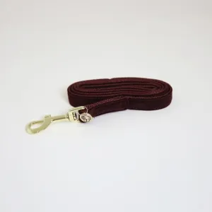 Kentucky Dog Lead Corduroy Bordeaux