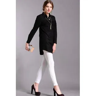 Ketty More Women Lace Decorated Plus Size Shirt-KMWSB788