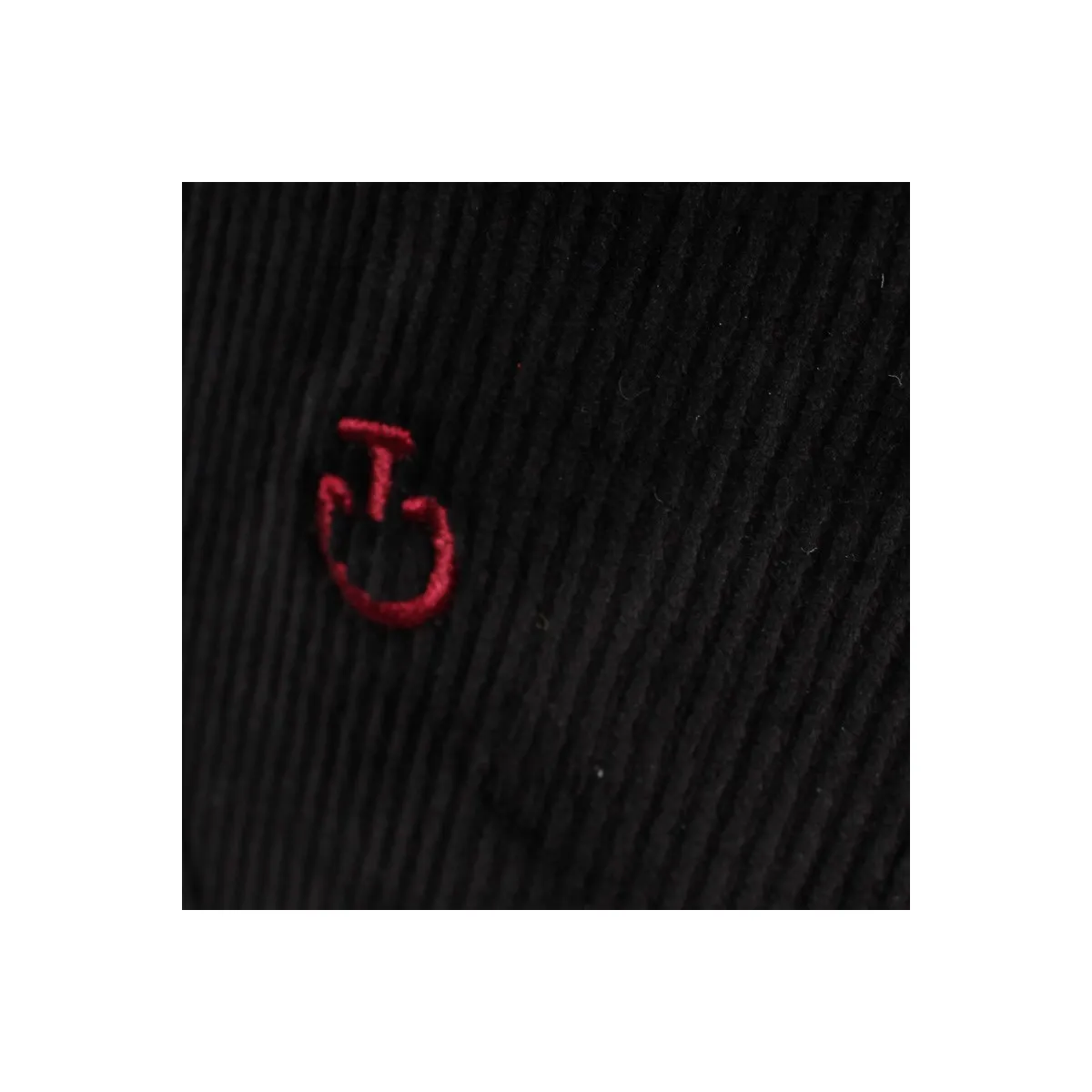 LADIES CORDUROY BREECHES BY CAVALLERIA TOSCANA. WITH GRIP PATCH Black