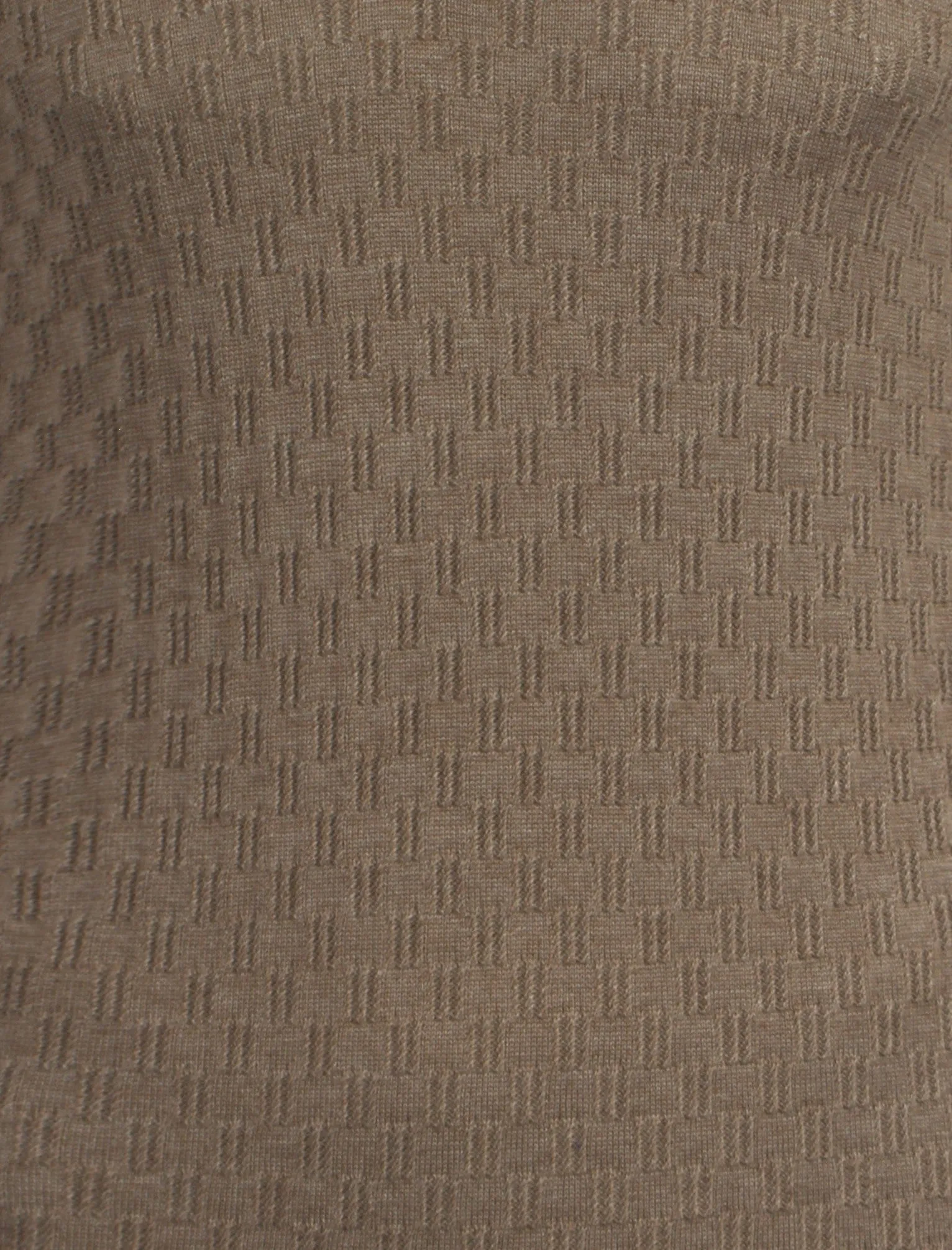 Le Shark Klay knitted polo in brown