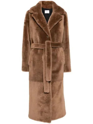 Manteau 120cm Coat in Brown