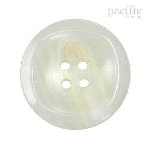 Marble Concave 4 Hole Polyester Jacket Coat Button