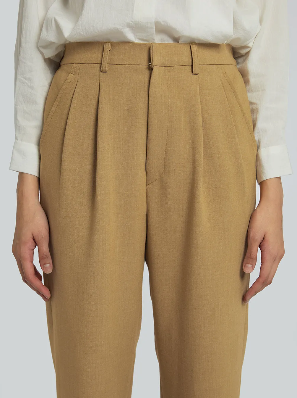 MARLOW PANTS PLAIN CAMEL