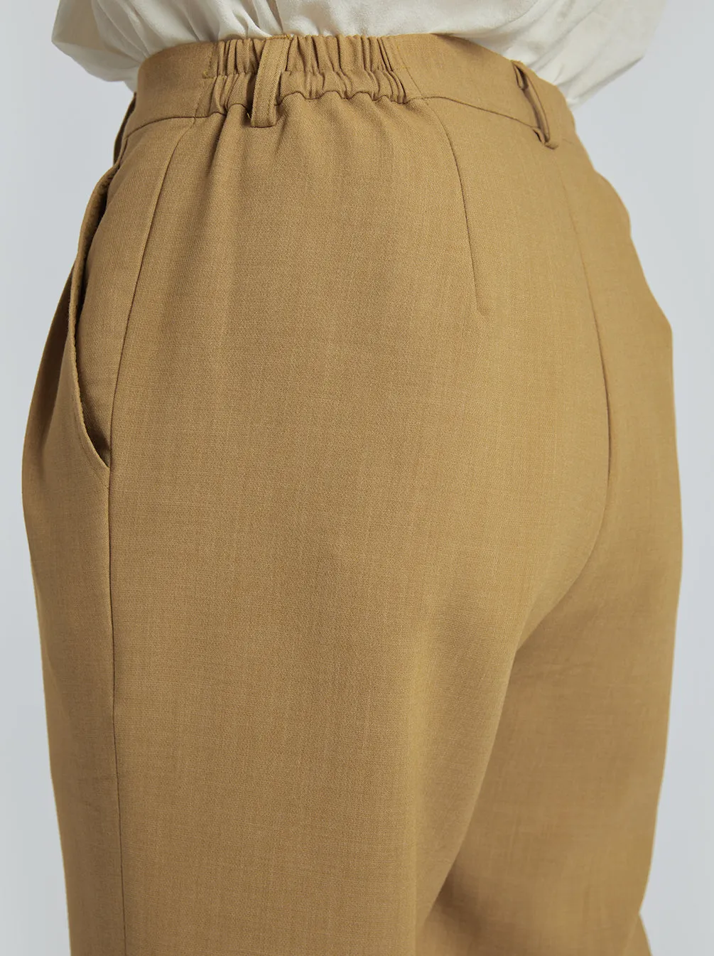 MARLOW PANTS PLAIN CAMEL