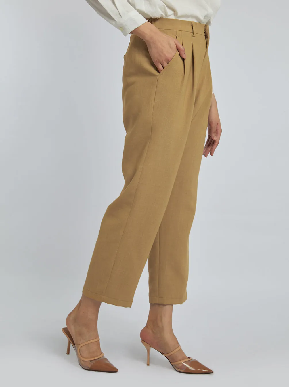 MARLOW PANTS PLAIN CAMEL