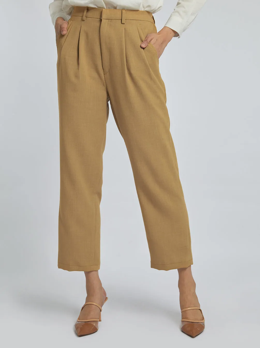 MARLOW PANTS PLAIN CAMEL