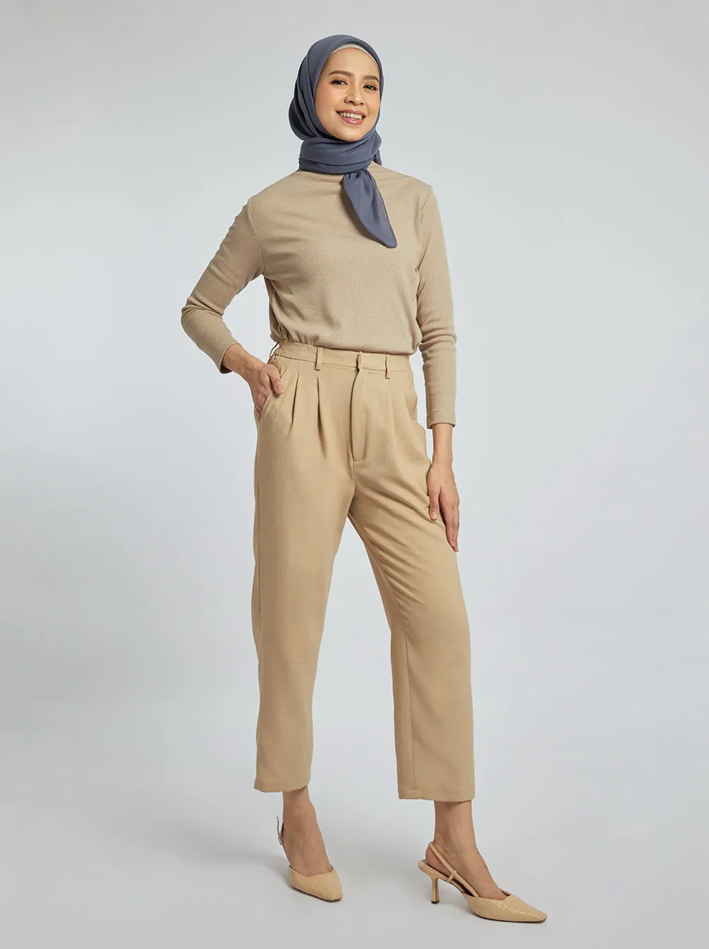 MARLOW PANTS PLAIN MOCHA