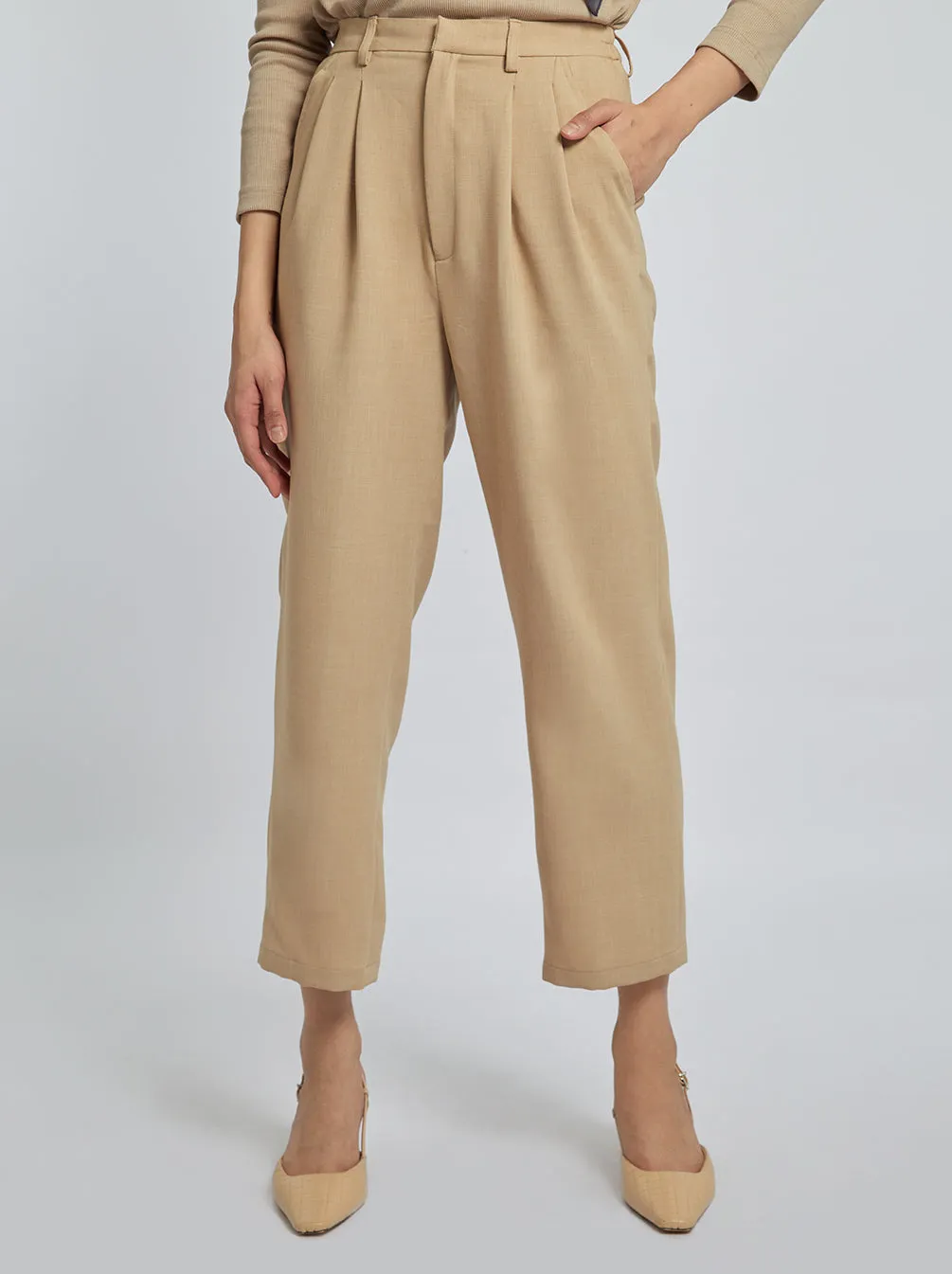 MARLOW PANTS PLAIN MOCHA