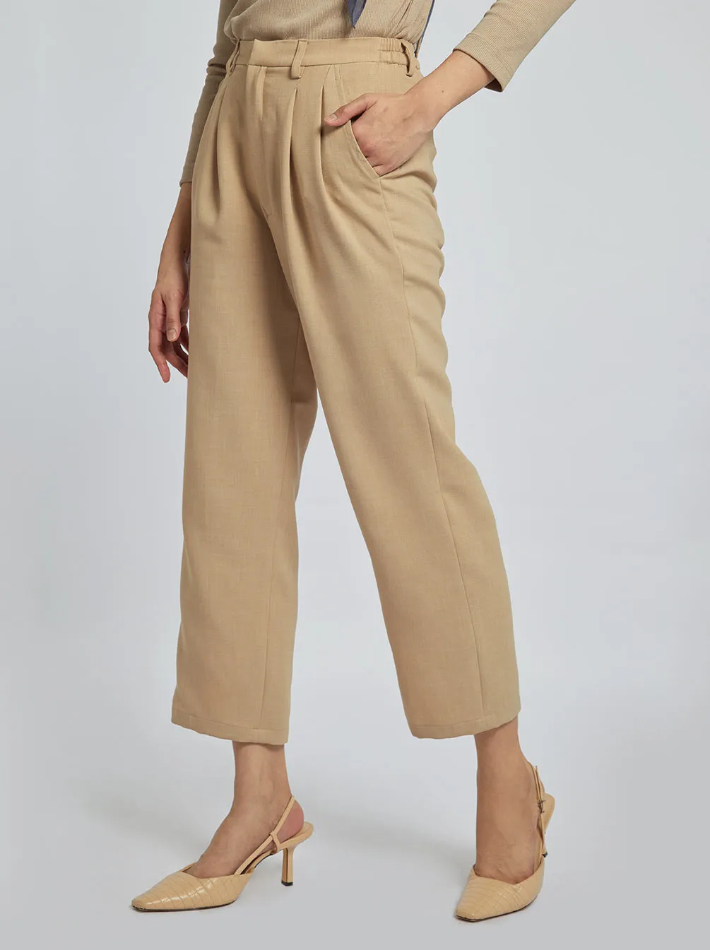 MARLOW PANTS PLAIN MOCHA