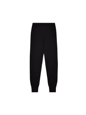 Merino Wool Track Pants—black